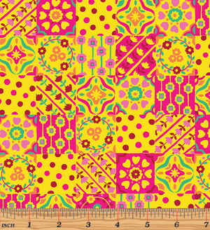 Summer Garden - Garden Yellow Yardage