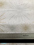 Sparkle and Fade - White/Metallic - with Silver & Gold Metallic Accent Yardage