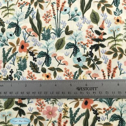 Amalfi Herb Garden Natural Cotton Fabric