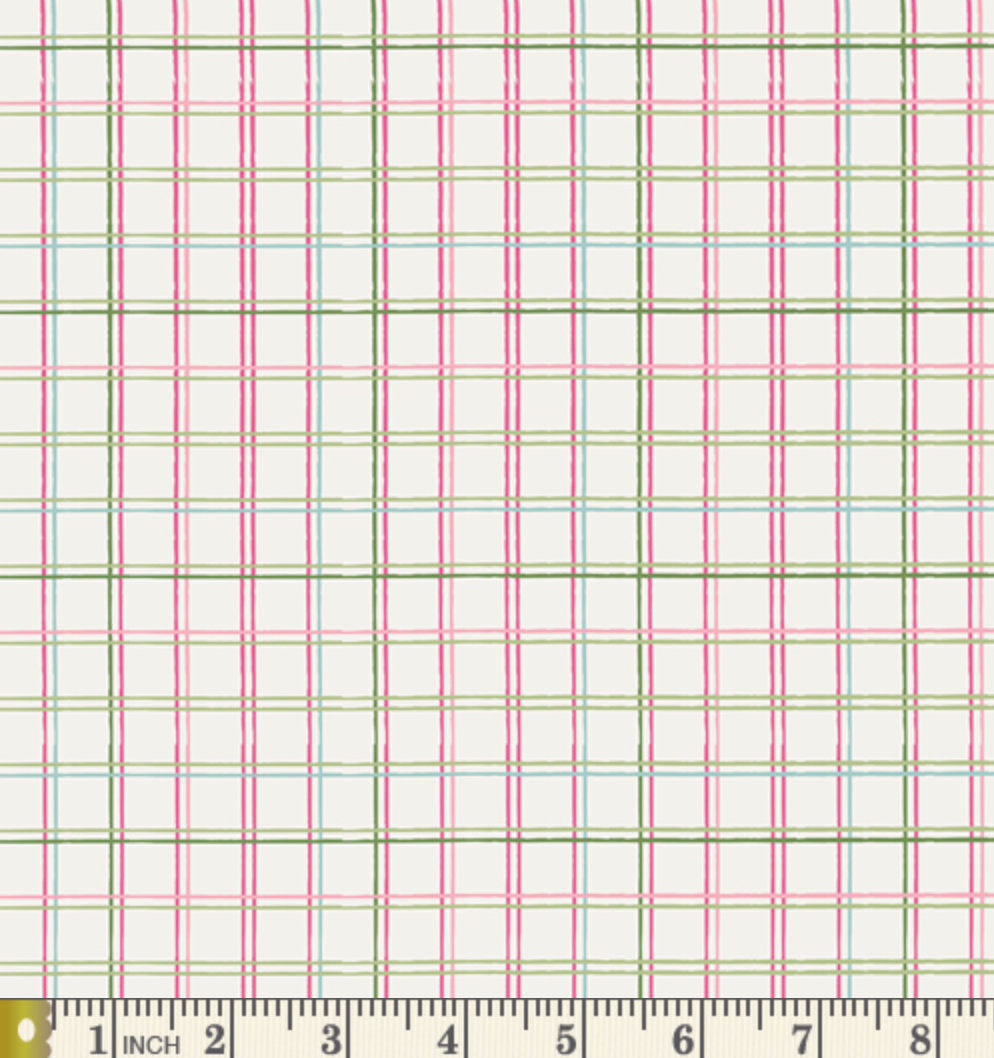 Fusion - Plaid Beat Printemps Yardage