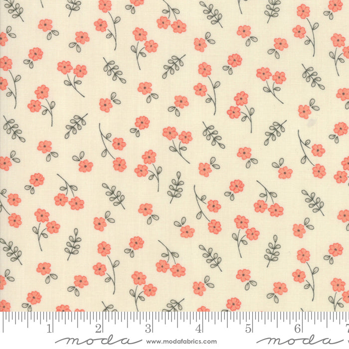 Fat Quarter - Le Pavot - Petite Floral Natural