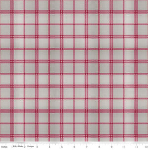 Rustic Romance - Plaid Gray Yardage