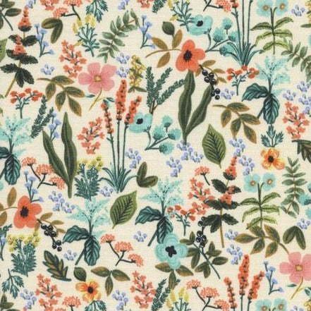 Amalfi Herb Garden Natural Cotton Fabric