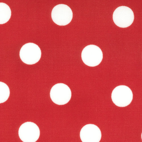 45" Dottie Christmas Red 45008 12 by Moda | Designer Cotton Fabrics