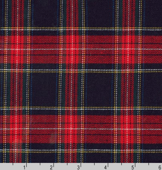 Sevenberry Classic Plaid Yarn Dyed Twill Navy