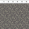 Around The Roses Floral Dark Gray by Clothworks | Royal Motif Fabrics