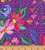 Summer Garden - Flora Violet Yardage