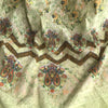 Hakoba Cotton Embroidered Fabric Embellished