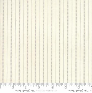 Behind The Scenes Wovens - Grey Mist Stripe on Cream Yardage