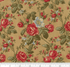 Rosewood - Floral Bouquet Tan Yardage