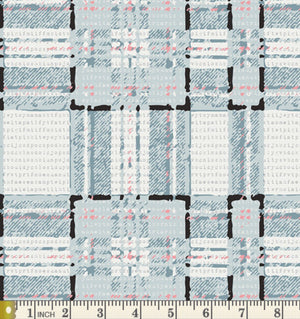 Pastel Thrift - Type-plaid Allusion Yardage