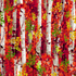 Timeless Treasures - Neon Nature Electric Birch Trees