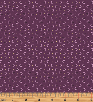 Benartex - Modern Antiques - Florets Plum