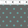 Around The Roses Dots Dark Gray by Clothworks | Royal Motif Fabrics