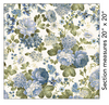 Blue Symphony Garden Cream 7788M-07 by Benartex | Designer Fabrics