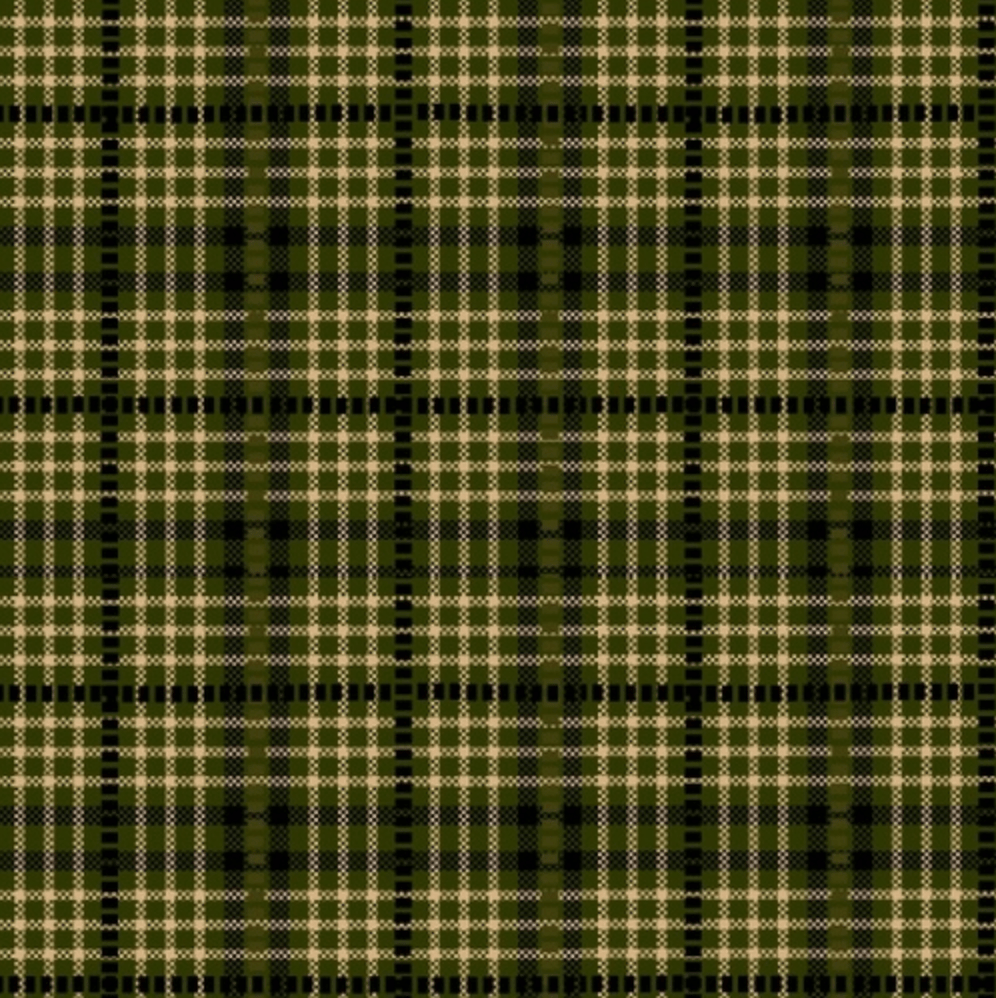 Believe - Yarn Dyes Dobbie Plaid Green Fabric