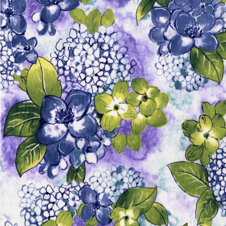 Petal Park Where Flowers Bloom Hydrangea 3514-002 by RJR Fabrics