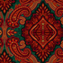 Holiday Aruba Paisley Red Green by Jinny Beyer for RJR Fabrics