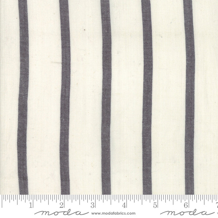 Urban Cottage Wovens - Stripe White Yardage