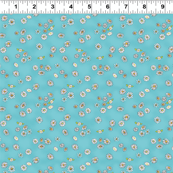 Daisy, Daisy Floral Sky by Clothworks