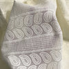 Hakoba Cotton Embroidered Fabric on Cream 