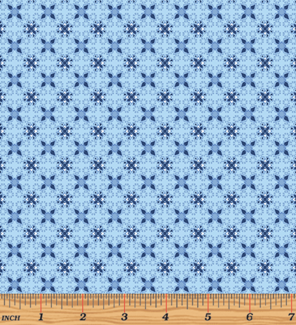 Gabrielle - Foulard Sky Blue Yardage