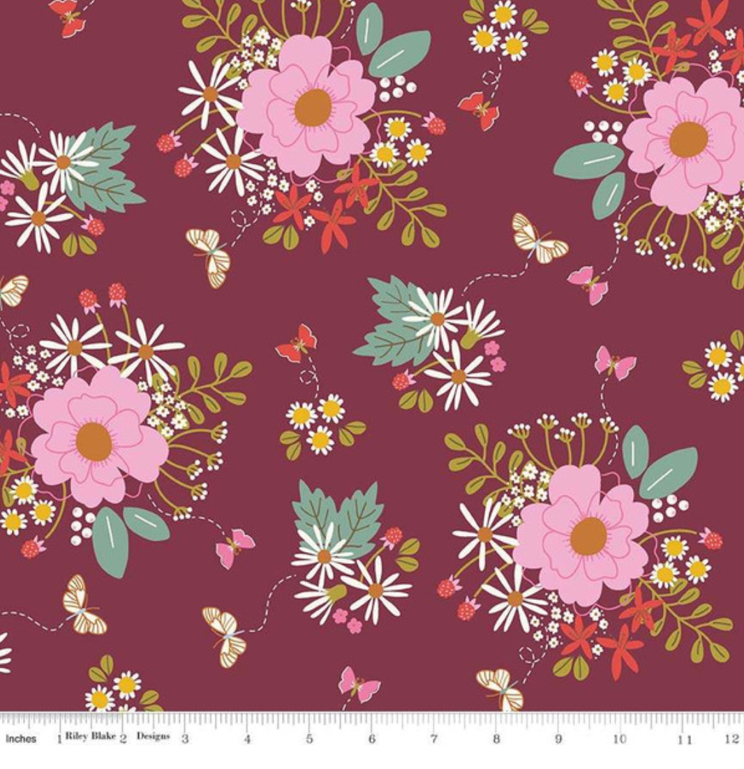 Wild Bouquet - Main Merlot Yardage