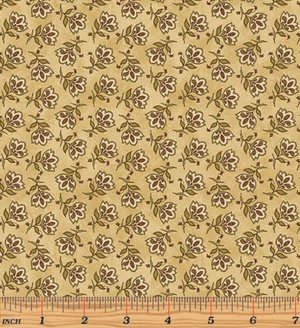 Chicks on the Run Jacobean Flower Tan 3114-72 by Benartex