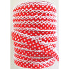 Crotchet Edge Double Fold Bias Dots Red Tape 71486 46 | Fancy Trims