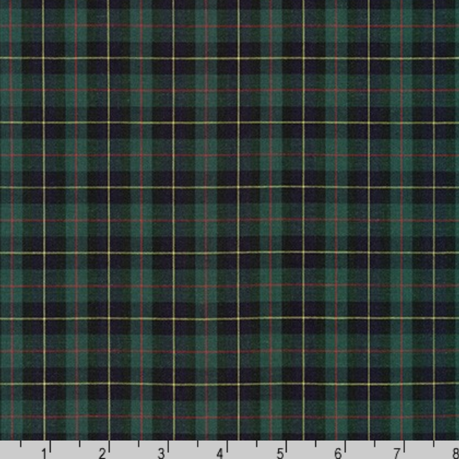 Sevenberry Classic Plaids SB-51010D206-29 HUNTER by Robert Kaufman