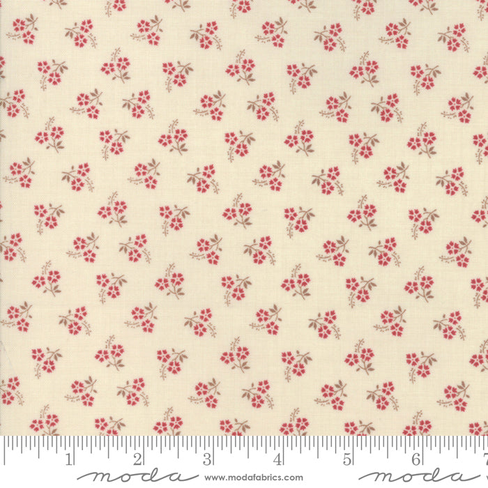 Jardin de Versailles Floral Rose Natural 13817 12 by Moda Fabrics