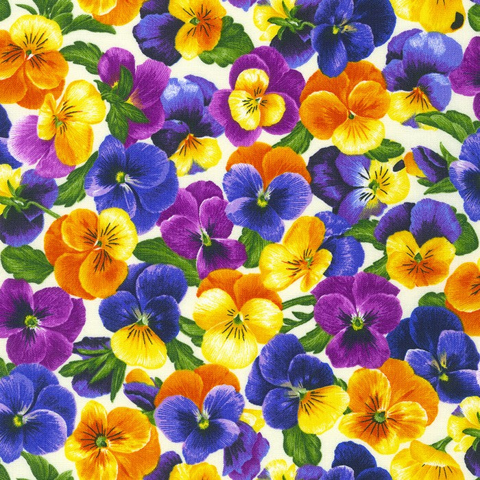 Flowerhouse - Brightly So - Packed Florals Natural