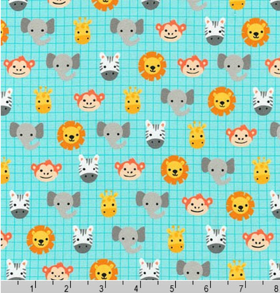 Safari Soiree Aqua Yardage