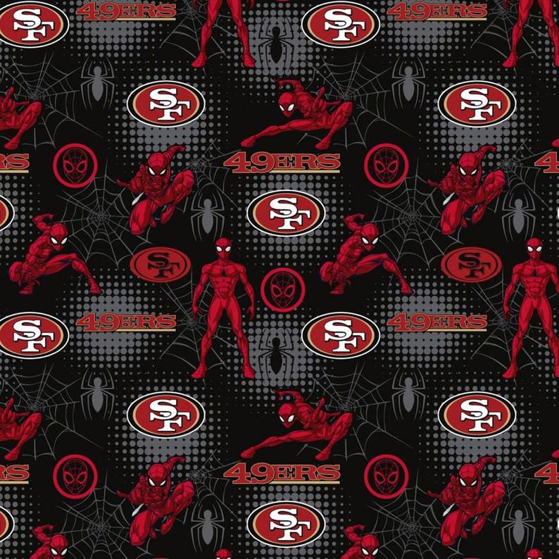 Licensed NFL Marvel Spiderman (National Football League) | San Francisco 49ers