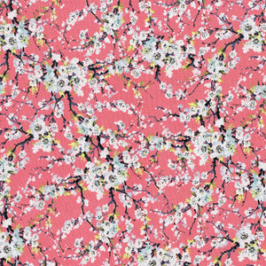 Serene Spring - First Flourish Blush Metallic Yardage