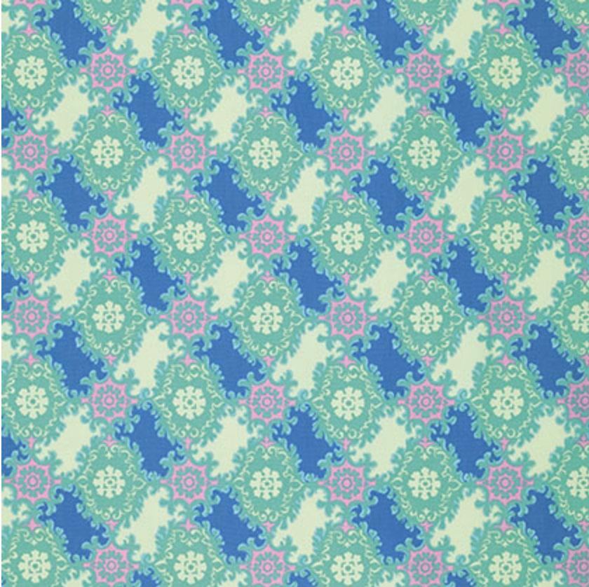 Caravelle Arcade - Ruby Blue Fabric