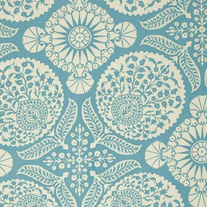 Flora Sateen - Bazzar Eucalyptus Yardage - 54” Width