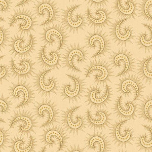 Spiced Paisley Quilt Back