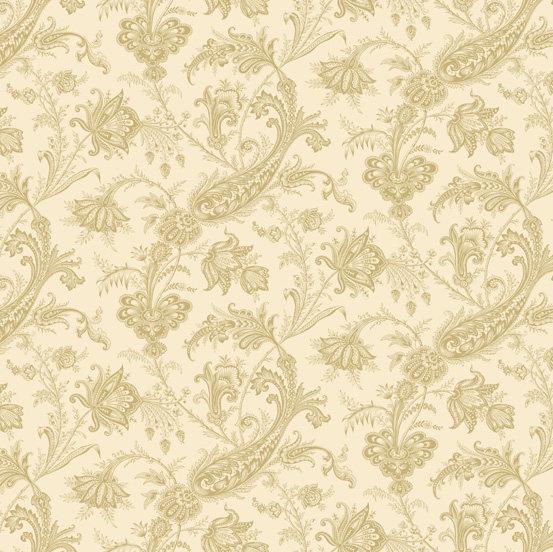 Carlisle - Bone Jacobean Yardage