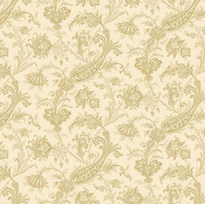 Carlisle - Bone Jacobean Yardage