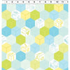 Animal ABCs - Geometric Light Blue Fabric