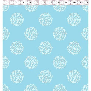 Clothworks - Animal ABCs - Alphabets Light Blue