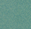 Holly Night Frost - Icy Swirls Aqua Metallic Yardage