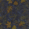 Fat Quarter - Sea Canyon - Leaf Sprigs Batik