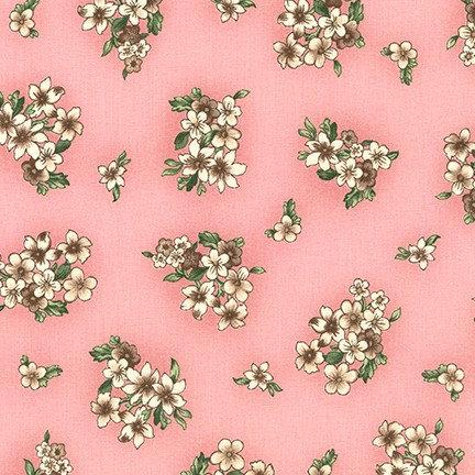 Robert Kaufman - Belcourt - Florals Rose Pink