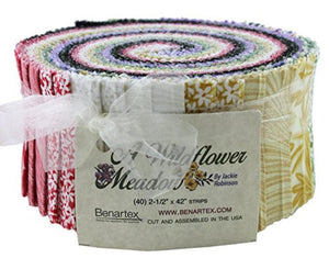 Benartex - A Wildflower Meadow Jelly Roll