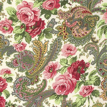 Indigo Rose - Rose Paisley - Remnant