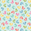 My Little Sunshine - My Little Duck Light Turquoise Yardage