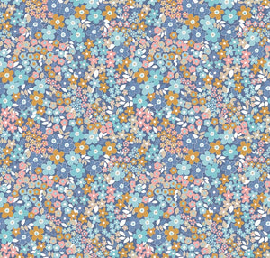 Forget Me Not - Fields Blue Yardage