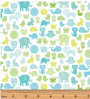 Animal Pals - Owls and Pals Yardage